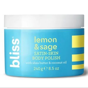 Bliss Lemon & Sage Satin-Skin Body Polish with Shea Butter and Coconut oil